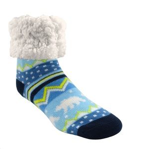 Classic Slipper Socks | Snowy Polar Bead